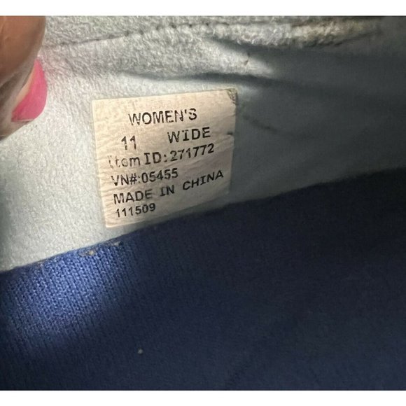 LL Bean Tek 2.5 Trail Hiking Shoe Women 11W Slip On Blue Waterproof EUC - Picture 11 of 11